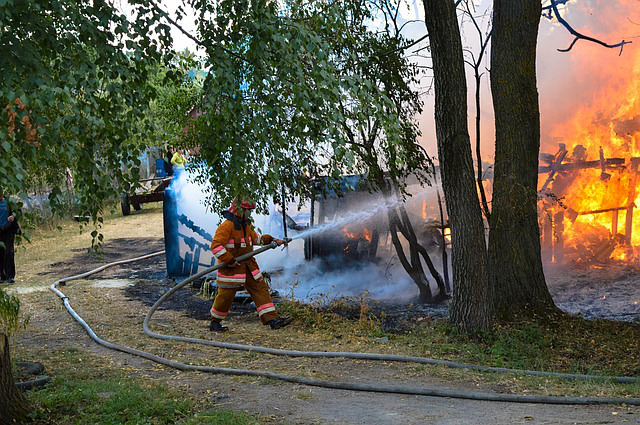 Incendie maison